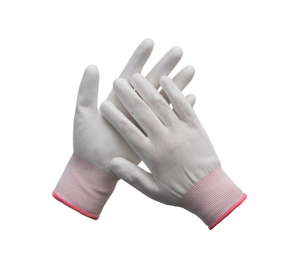 Nylon Working Anti Static Work Gloves 13 Gauge Seamless Carbon Fiber Top Fit ESD Gloves