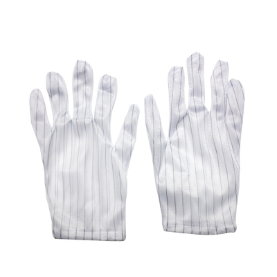 Sarung Tangan ESD Poliester Anti Statis Lint Free PVC Dotted ESD Gloves