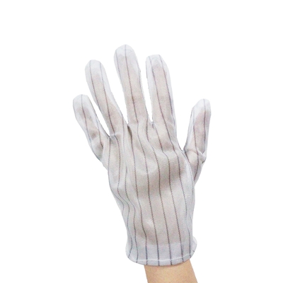 Sarung Tangan ESD Poliester Anti Statis Lint Free PVC Dotted ESD Gloves
