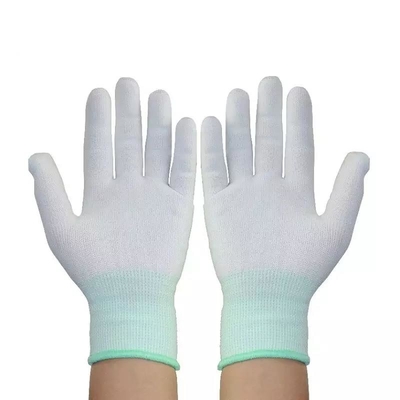 PU Electronic Work Anti Static Esd Glove Dengan PVC Dot Coated