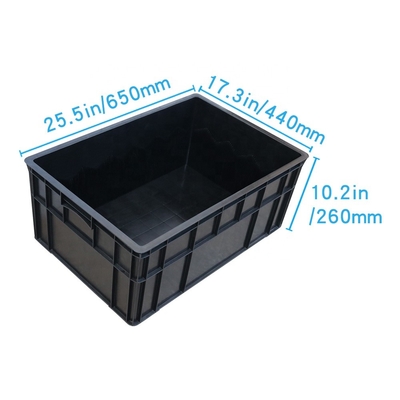 400x300x270 Baki Penyimpanan Elektronik ESD Antistatik Konduktif Untuk Komponen PCB