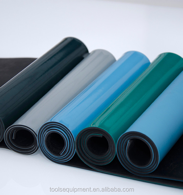 Sesuaikan Table Rubber ESD Mat Ground Antistatic Untuk Lini Produksi Elektronik