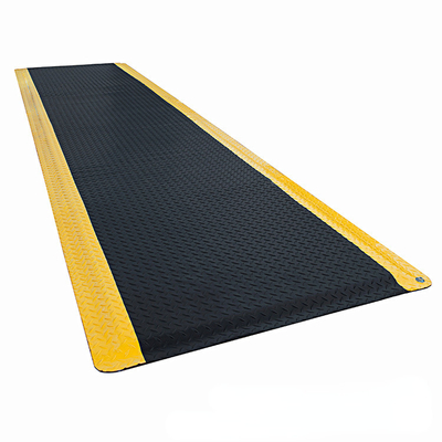 3 Lapisan Lantai Hitam Dan Kuning ESD Anti Fatigue Mat Professional