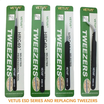 VETUS Stainless Steel Alis Penjepit Ekstensi Bulu Mata Palsu Alat Perbaikan Hyperfine Semua Untuk Membangun Kuku Bulu Mata