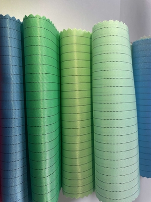 Polyester Mesh Strip Grid Carbon Cloth Anti Static Conductive Cleanroom Tekstil Clean Room Cloth Antistatic ESD Fabric