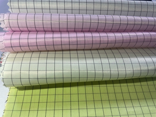 Kain Strip 5mm Anti Statis Poliester Konduktif Kain Cleanroom Kain ESD Antistatis