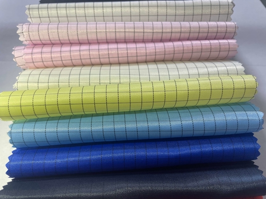 Kain Tahan Api ESD Konduktif Anti Static Waterproof Poly Cotton FR Twill Fabric Untuk Workwear