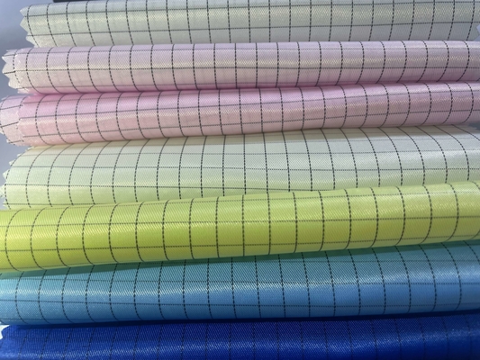 Kain Tahan Api ESD Konduktif Anti Static Waterproof Poly Cotton FR Twill Fabric Untuk Workwear