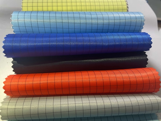Industri Berbagai Warna Polyester Lint Free Clean Room ESD Anti Static Fabric