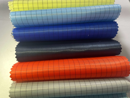 Industri Berbagai Warna Polyester Lint Free Clean Room ESD Anti Static Fabric