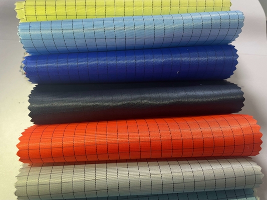 Industri Berbagai Warna Polyester Lint Free Clean Room ESD Anti Static Fabric