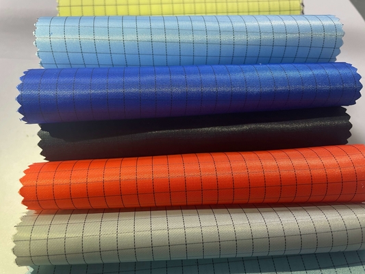 Industri Berbagai Warna Polyester Lint Free Clean Room ESD Anti Static Fabric