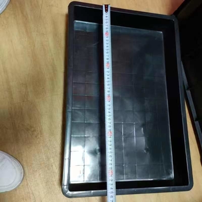 Tempat Sampah Aman Esd Hitam Kecil Baki Bagian Ic Konduktif Kotak Alat Memori Anti Statis Kontainer Kotak Esd Eurostat Dengan Penutup