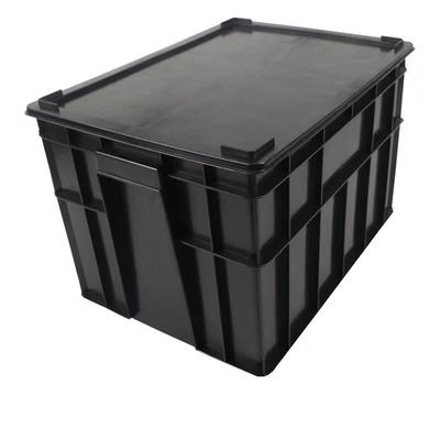 Kotak Plastik Aman ESD Kecil 350*265*125mm Anti Static Bin Glossy Lamination