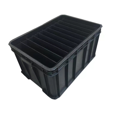Kotak Plastik Aman ESD Kecil 350*265*125mm Anti Static Bin Glossy Lamination