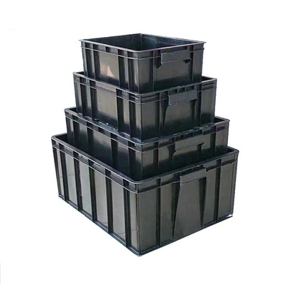 Kotak Plastik Aman ESD Kecil 350*265*125mm Anti Static Bin Glossy Lamination