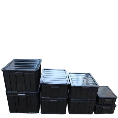 Kotak Plastik Aman ESD Kecil 350*265*125mm Anti Static Bin Glossy Lamination