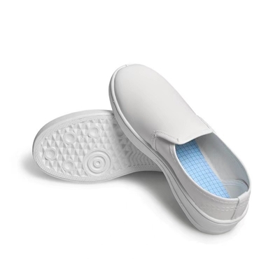 Cleanroom Bernapas Sepatu ESD Anti Statis Sepatu Safety ESD Putih