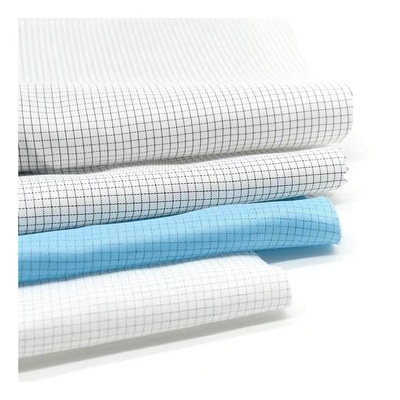 Cleanroom Anti Static ESD Fabrics Polyester Shrink Resistant Fabric