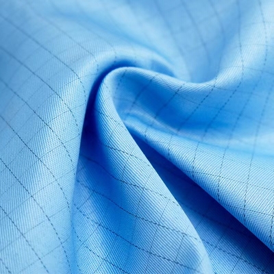 Cleanroom Anti Static ESD Fabrics Polyester Shrink Resistant Fabric