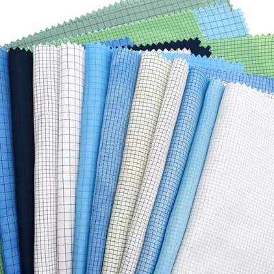 Cleanroom Anti Static ESD Fabrics Polyester Shrink Resistant Fabric