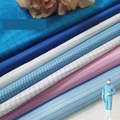 Cleanroom Anti Static ESD Fabrics 188*120 cotton Work Wear Fabric