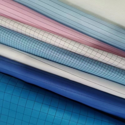 Cleanroom Anti Static ESD Fabrics 188*120 cotton Work Wear Fabric
