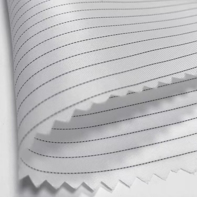 188*120 155gsm Kain Anti Statis Striped Cotton non static fabric