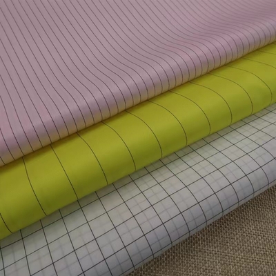 188*120 155gsm Kain Anti Statis Striped Cotton non static fabric