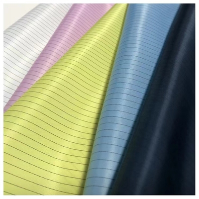 188*120 155gsm Kain Anti Statis Striped Cotton non static fabric