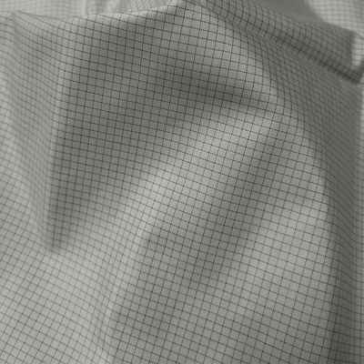 Twill 144cm Kain ESD Anti Statis Poliester Kain Disipatif Statis