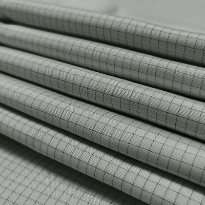 Twill 144cm Kain ESD Anti Statis Poliester Kain Disipatif Statis