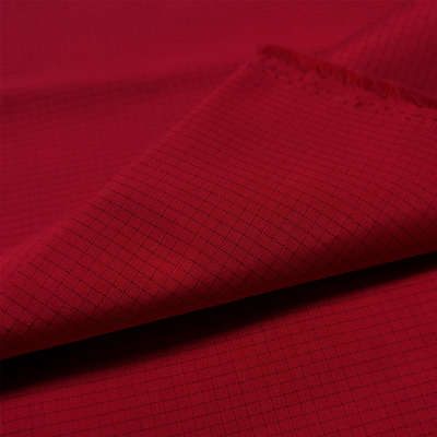Polyester Antistatic ESD Fabrics 5mm Stripe 2.5mm Grid untuk Cleanroom