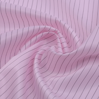 ESD Dustless Clean Room Fabrics 98% Polyester Tekstil Anti Statis