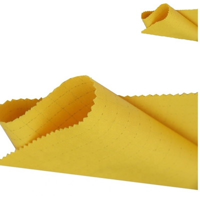 108gsm Woven Anti Static ESD Fabrics Untuk Pakaian Poliester Konduktif