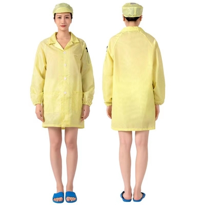 Semua Ukuran Pakaian Anti Statis Kustom Lint Free Cloth Cleanroom Labor Suit