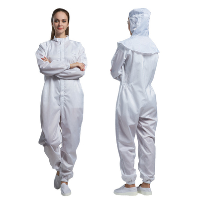 Semua Ukuran Pakaian Anti Statis Kustom Lint Free Cloth Cleanroom Labor Suit