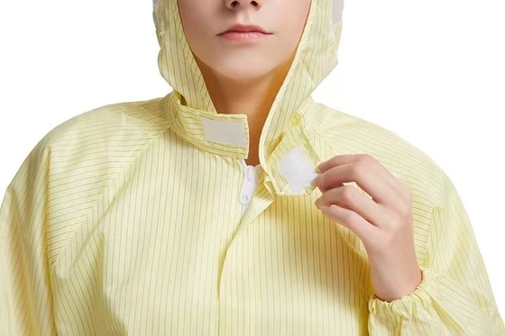 ESD Lint Free Garments Unisex Dustproof Antistatic Clean Room Suit