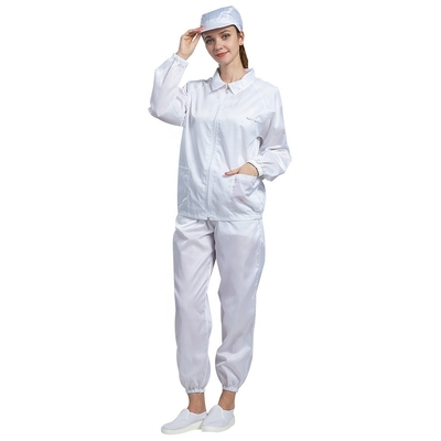 Waterproof Anti Static Coverall ESD Lint Free Reusable clean room secara keseluruhan