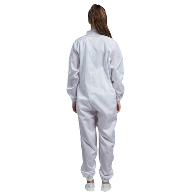ESD Hooded Anti Static Jumpsuit Kain Kamar Bebas Asam Debu Bersih