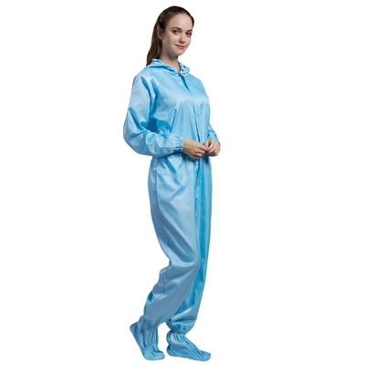 Cleanroom 250g Wanita Jaket Anti Statis ESD Celana Kerja Nyaman