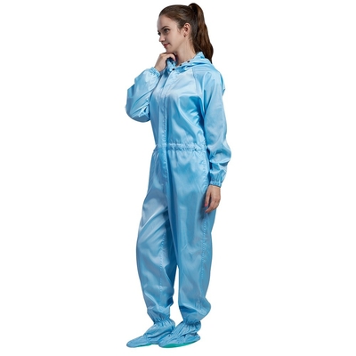 Cleanroom 250g Wanita Jaket Anti Statis ESD Celana Kerja Nyaman
