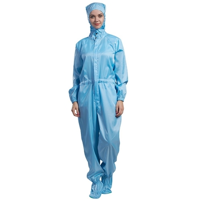 Cleanroom 250g Wanita Jaket Anti Statis ESD Celana Kerja Nyaman
