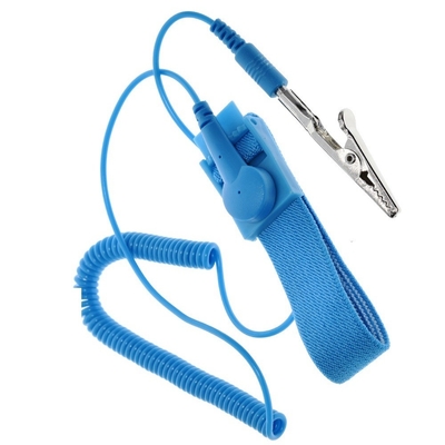 Electrician IC PLCC Cordless Anti Statis Tali Pergelangan Tangan Kabel Pelepasan Kabel