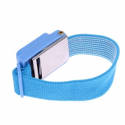 Blue Metal Anti Static ESD Wrist Strap Wireless Electronic Work Cordless