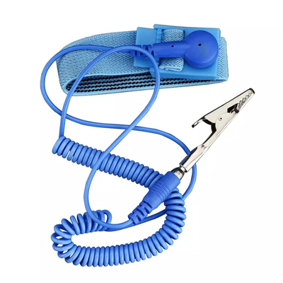 Polyester Anti Static ESD Wrist Strap Untuk Alat Perbaikan Elektronik Sensitif