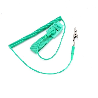 Corded Anti static ESD Wrist Strap Kabel Spiral Area Elektrostatik