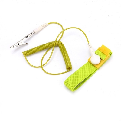 Corded Anti static ESD Wrist Strap Kabel Spiral Area Elektrostatik
