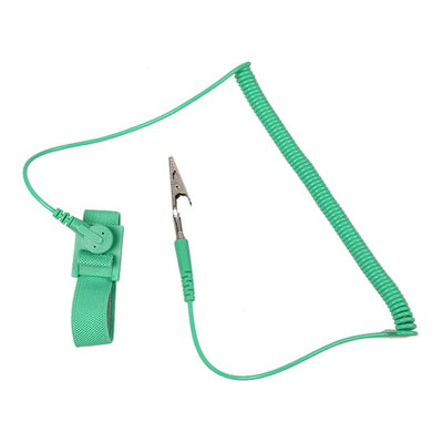 Corded Anti static ESD Wrist Strap Kabel Spiral Area Elektrostatik