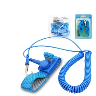 1.8m Anti Static ESD Wrist Strap Magic Tape PU PVC Untuk Debit Statis